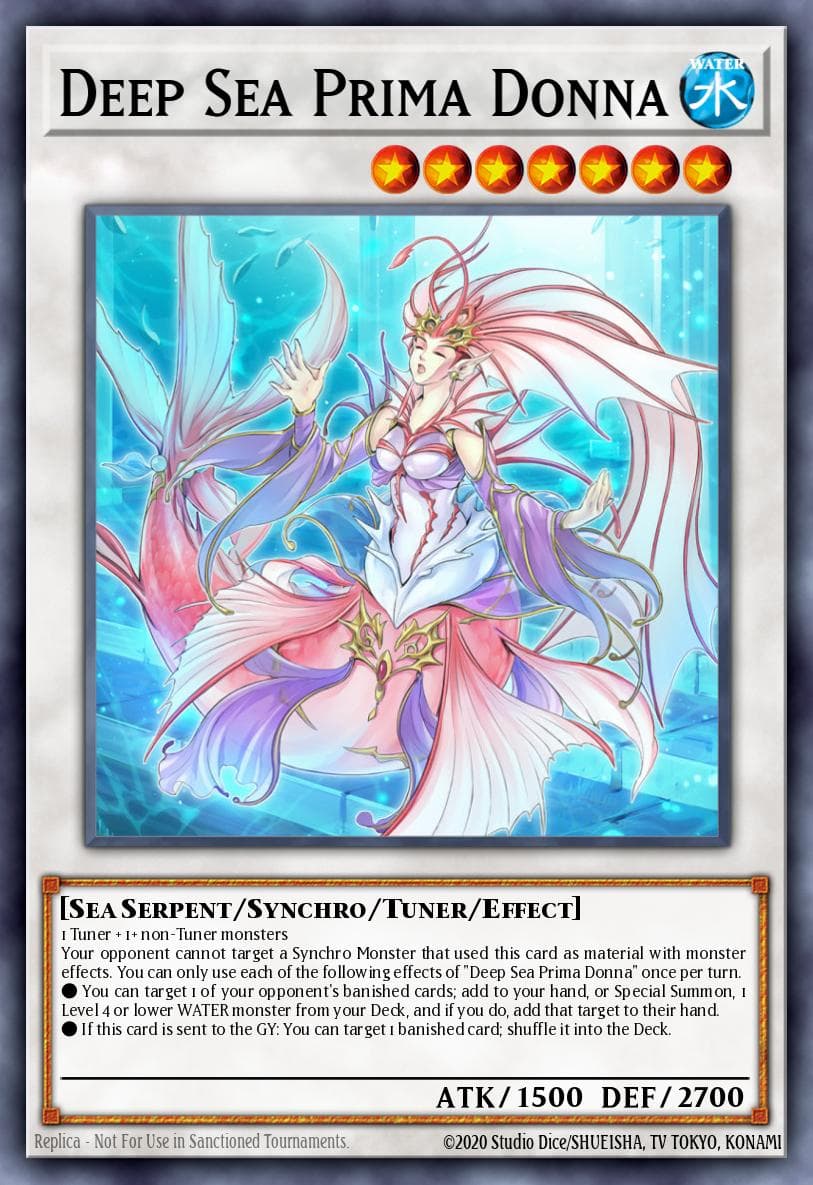 Deep Sea Prima Donna Eternity Code Premiere! promotional card card
