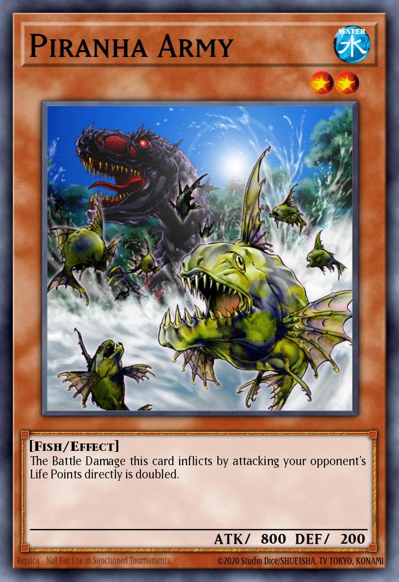 Piranha Army Ancient Sanctuary card