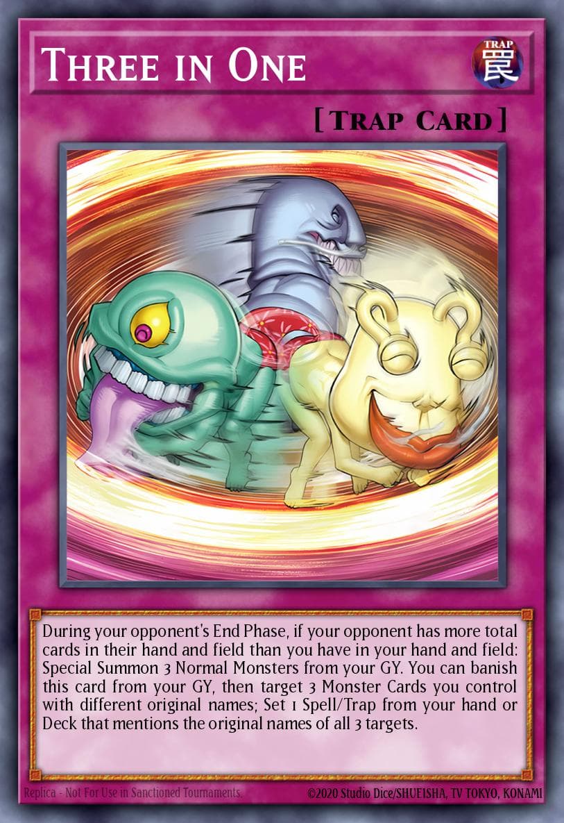 Three in One The Infinite Forbidden card