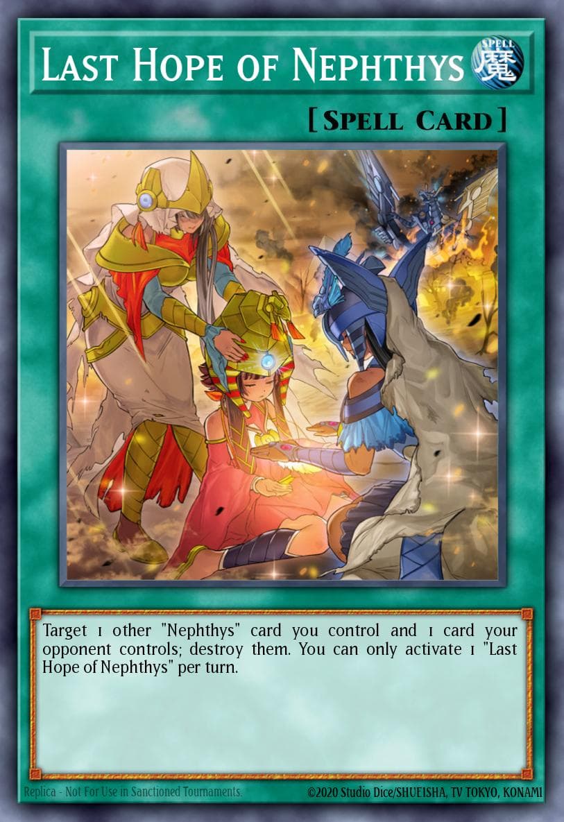 Last Hope of Nephthys Hidden Summoners card