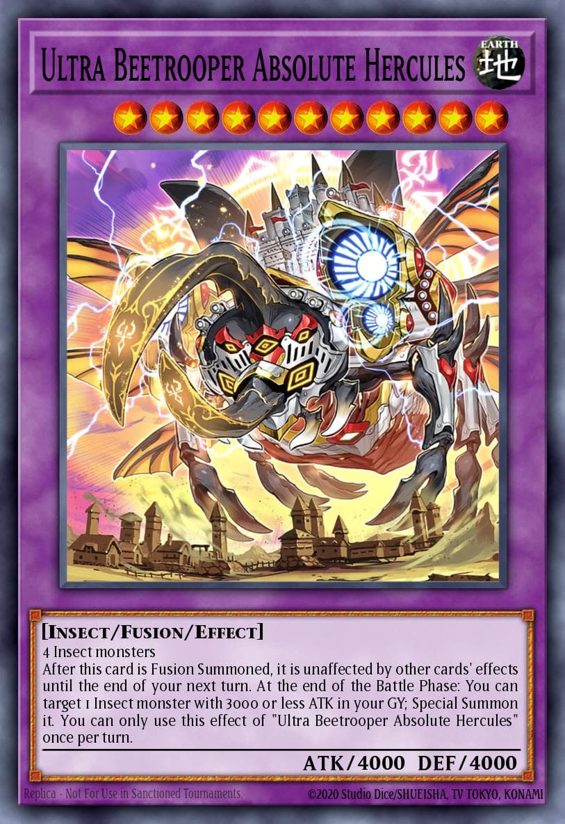 Ultra Beetrooper Absolute Hercules Burst of Destiny card
