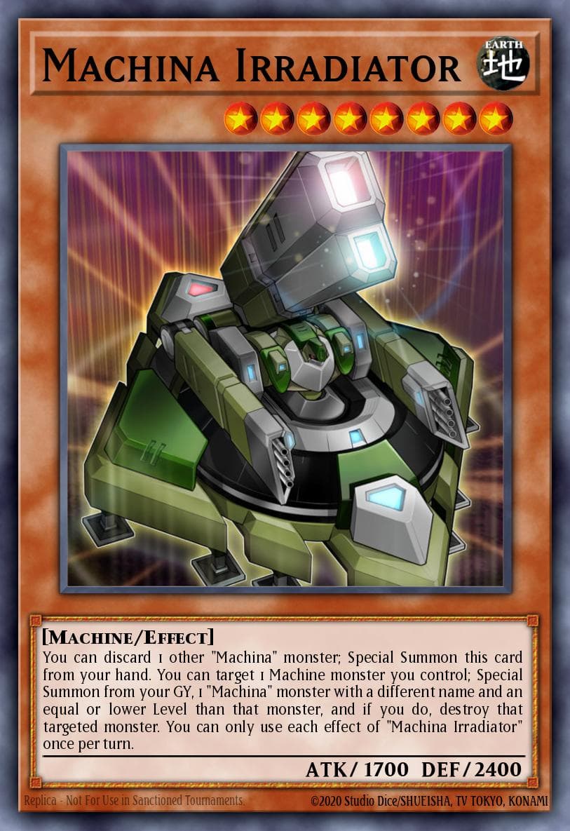 Machina Irradiator Structure Deck: Mechanized Madness card