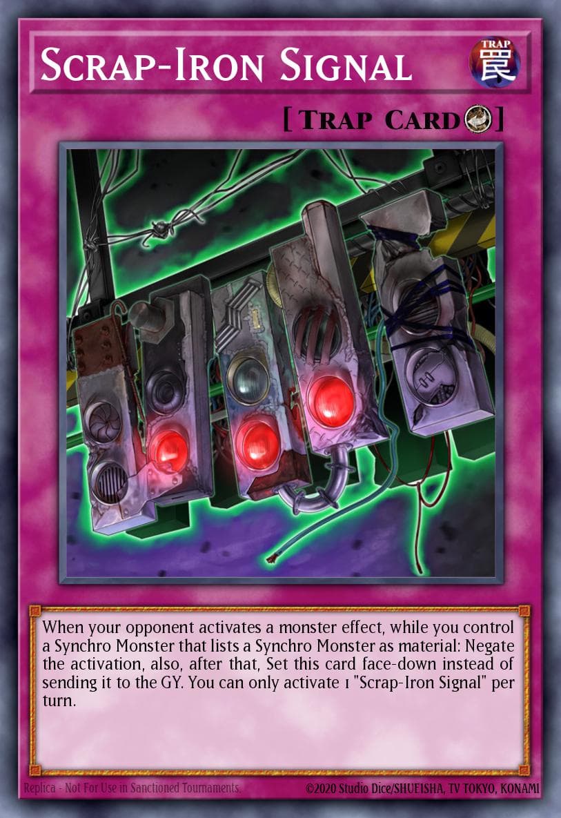 Scrap-Iron Signal Legendary Duelists: Magical Hero card