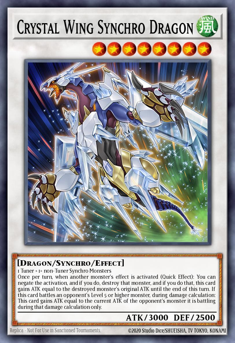 Crystal Wing Synchro Dragon Ghosts From the Past card