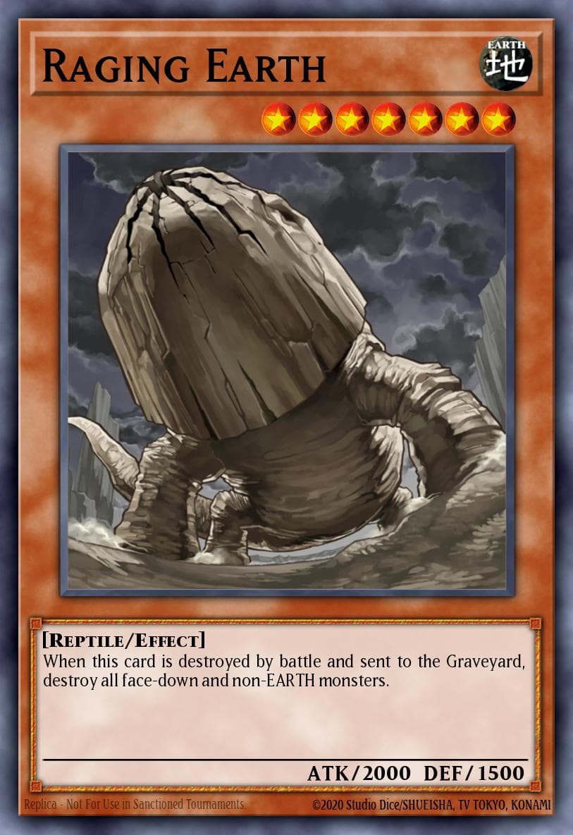 Raging Earth Strike of Neos: Special Edition card