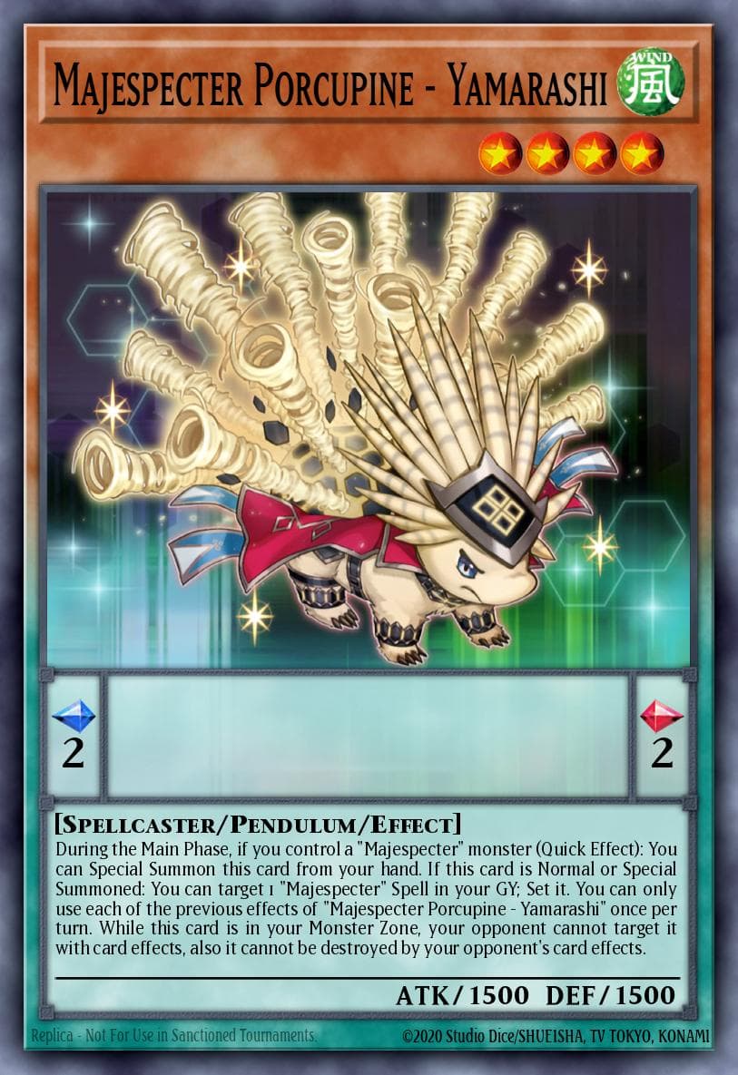 Majespecter Porcupine - Yamarashi 2025 Mega-Pack Tin card
