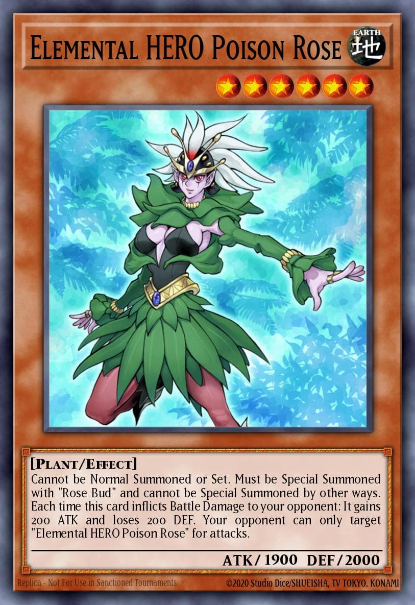 Elemental HERO Poison Rose Premium Pack 2 (TCG) card