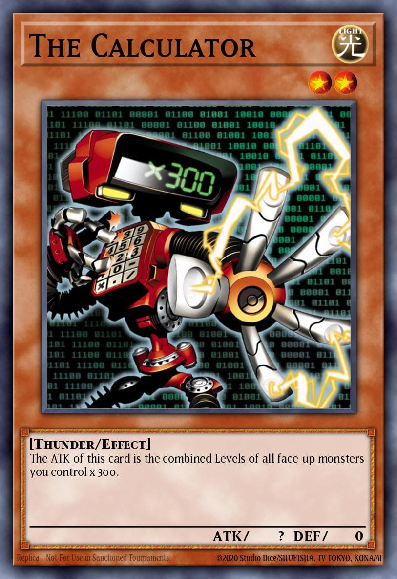 The Calculator Phantom Darkness: Special Edition card