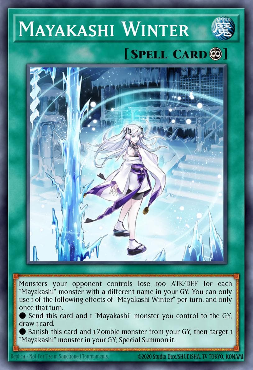 Mayakashi Winter Dark Neostorm Special Edition card