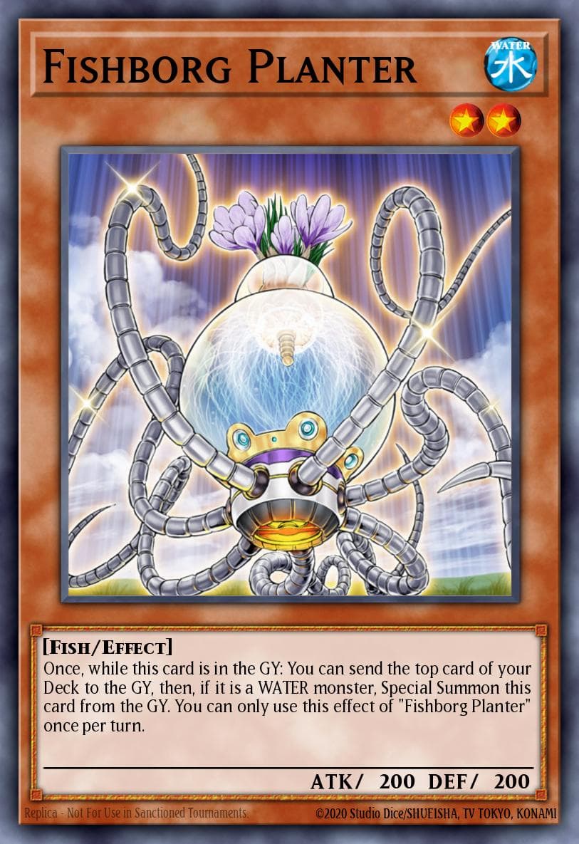 Fishborg Planter Speed Duel: Attack from the Deep card