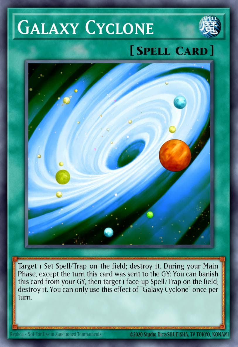 Galaxy Cyclone Machine Reactor Structure Deck card