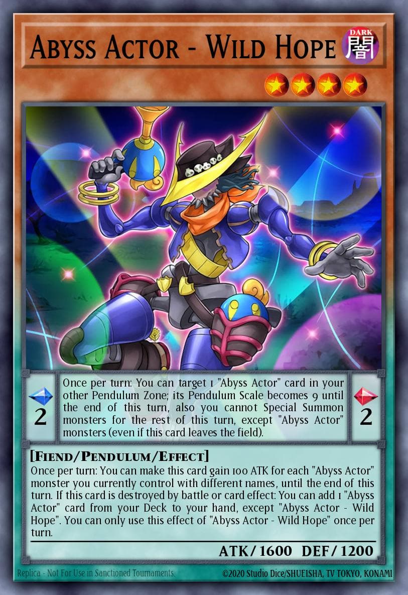 Abyss Actor - Wild Hope Legendary Duelists: Season 2 card
