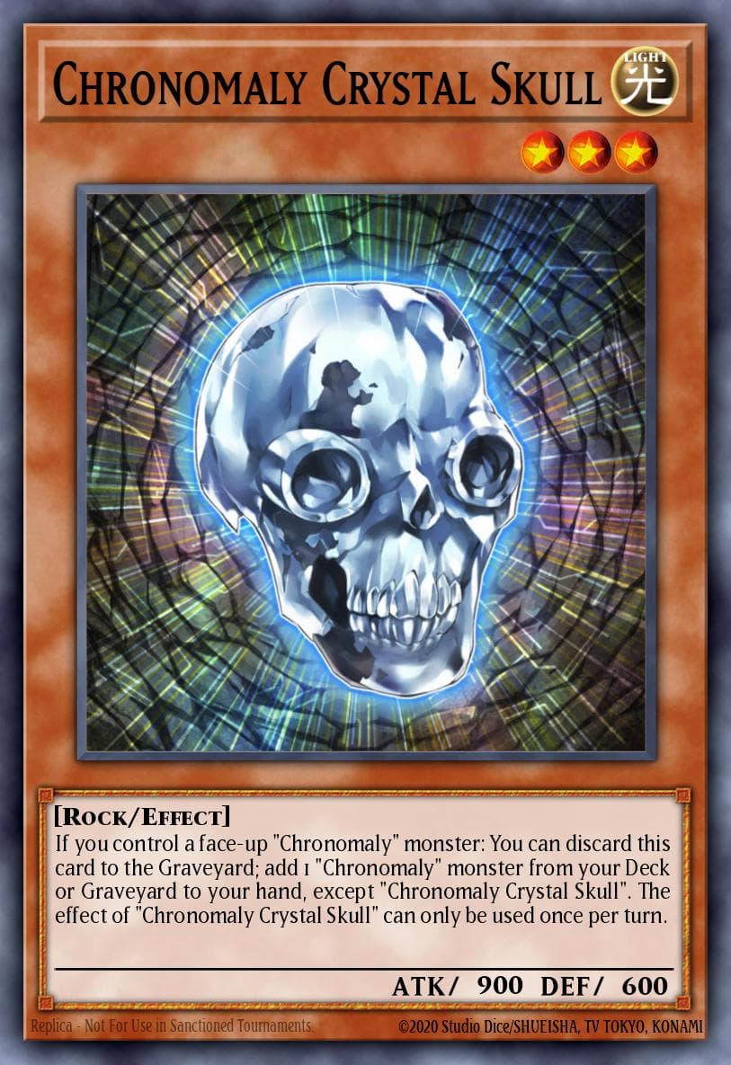 Chronomaly Crystal Skull Return of the Duelist: Special Edition card