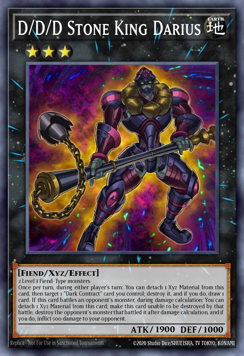 D/D/D Stone King Darius Maximum Crisis: Special Edition card