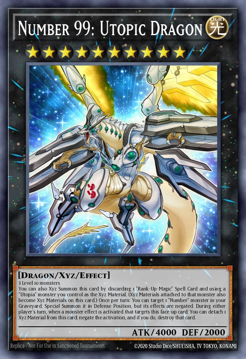 编号99 希望皇龙霍普德拉古恩 遊戲王 card