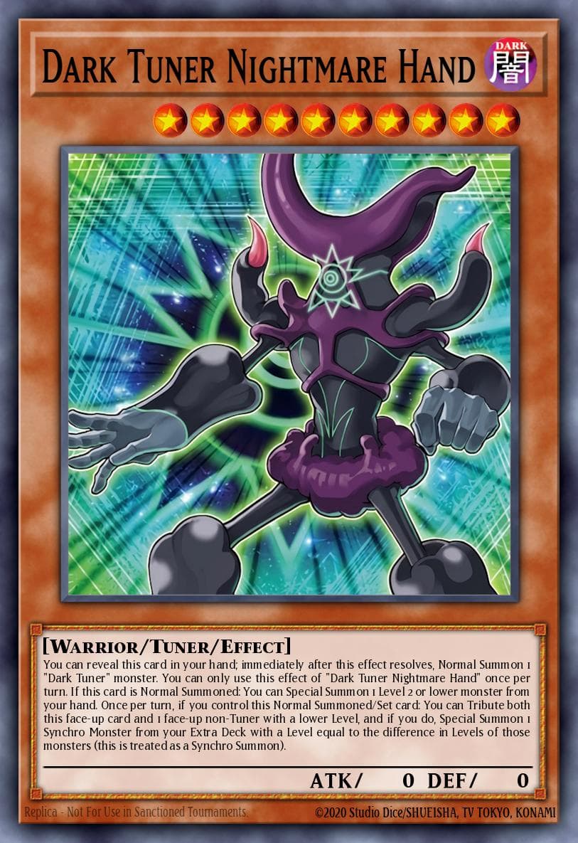 黑暗协调 梦魇之手 遊戲王 card