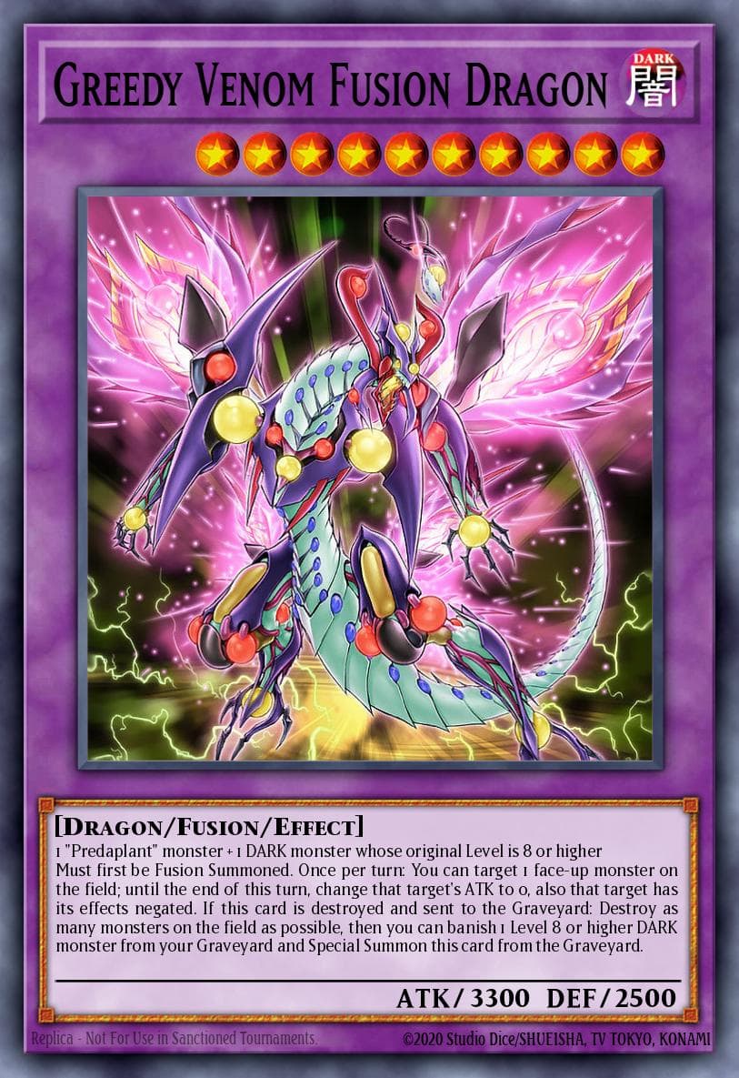 Greedy Venom Fusion Dragon Fusion Enforcers card