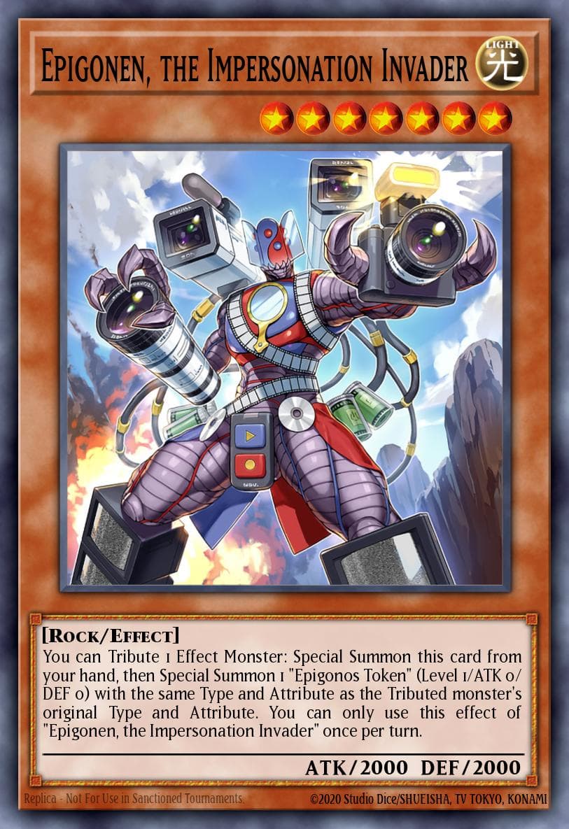 Epigonen, the Impersonation Invader Battle of Chaos card