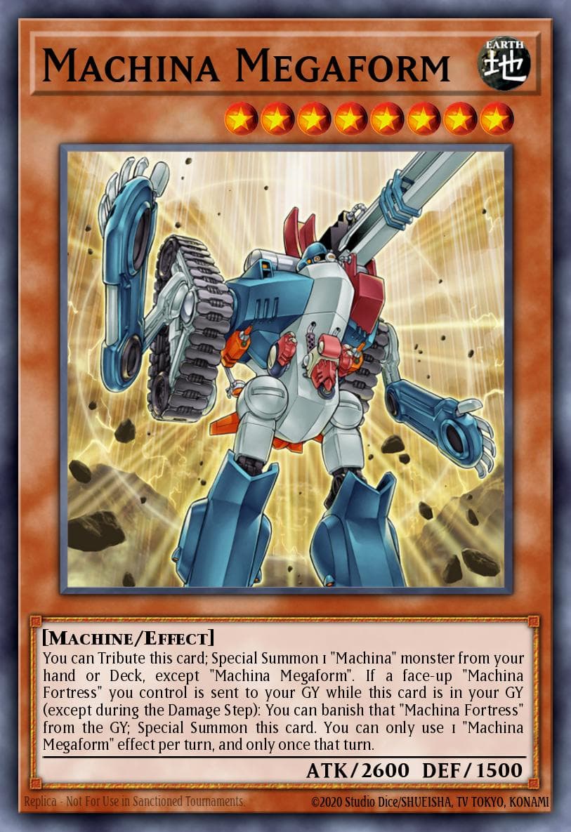 Machina Megaform The New Challengers: Super Edition card