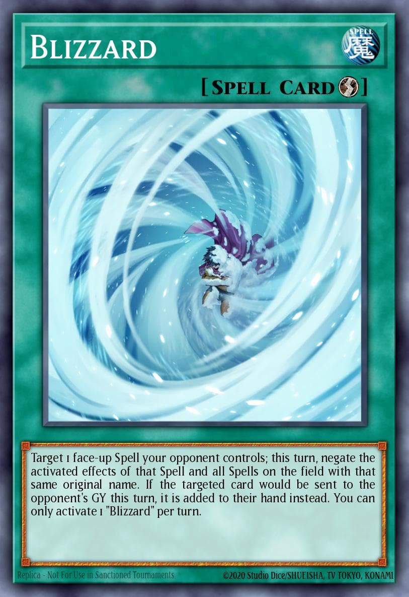 Blizzard Rise of the Duelist Premiere! promotional card card