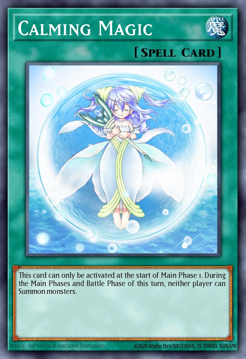 Calming Magic 遊戲王 card