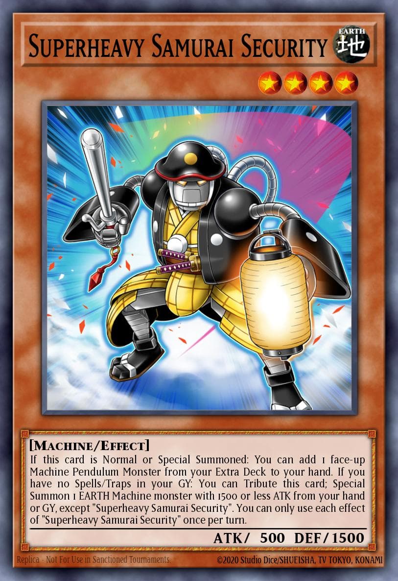 Superheavy Samurai Security Duelist Nexus card