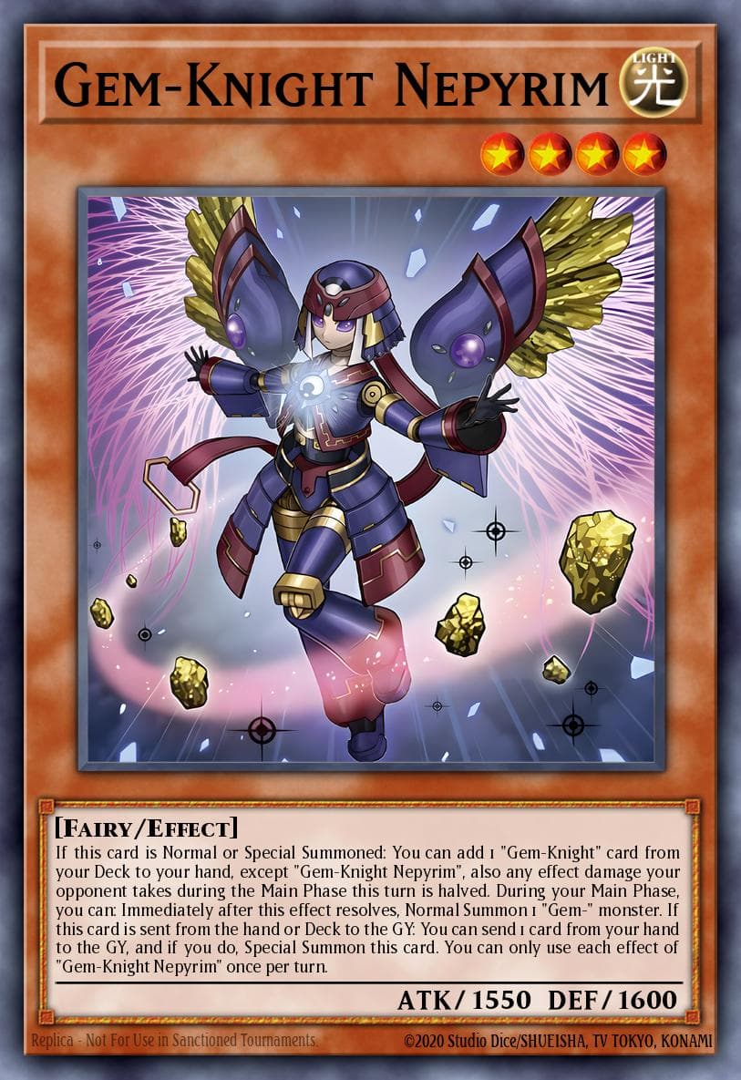 Gem-Knight Nepyrim Battles of Legend: Monster Mayhem card
