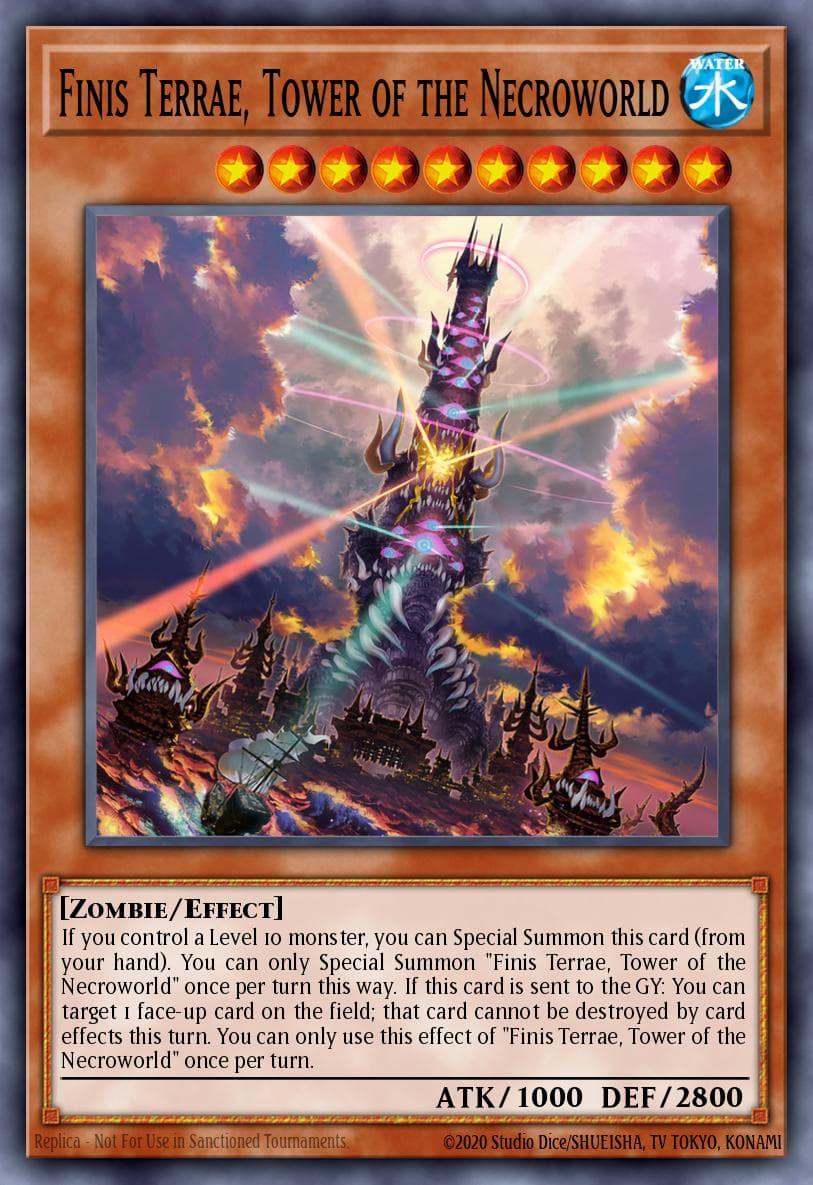 Finis Terrae, Tower of the Necroworld Duelist Nexus card