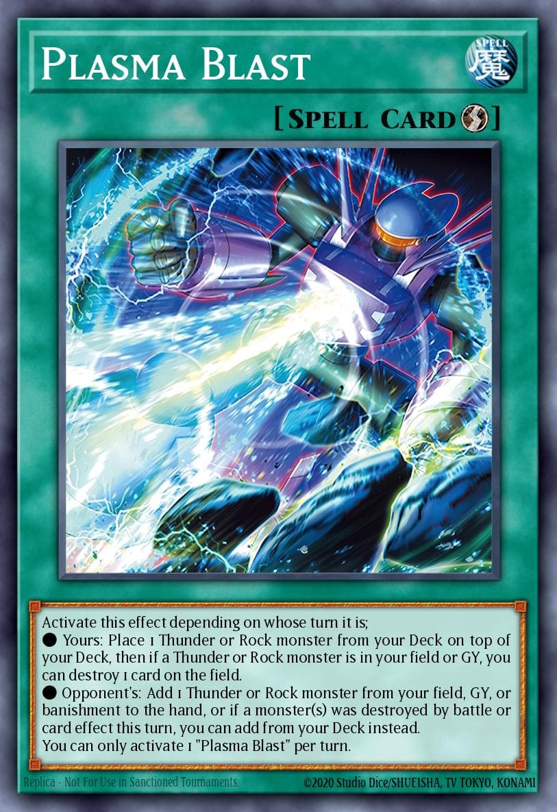 Plasma Blast 遊戲王 card