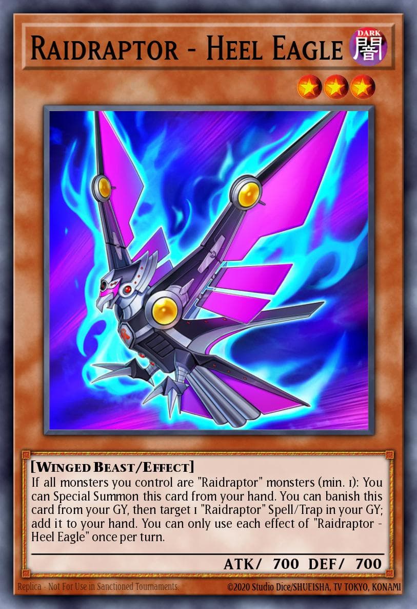 Raidraptor - Heel Eagle Phantom Rage Premiere! promotional card card