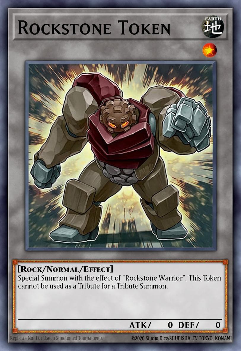 Rockstone Token 遊戲王 card
