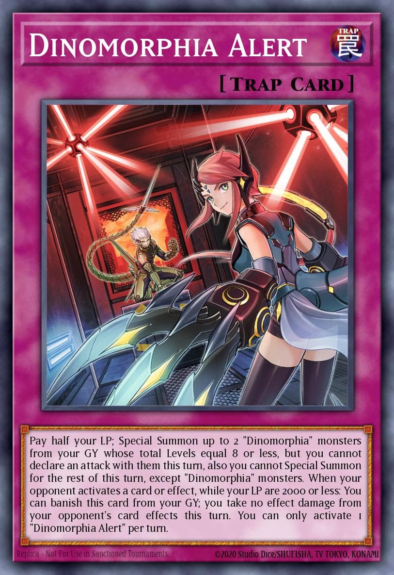 Dinomorphia Alert Battle of Chaos card
