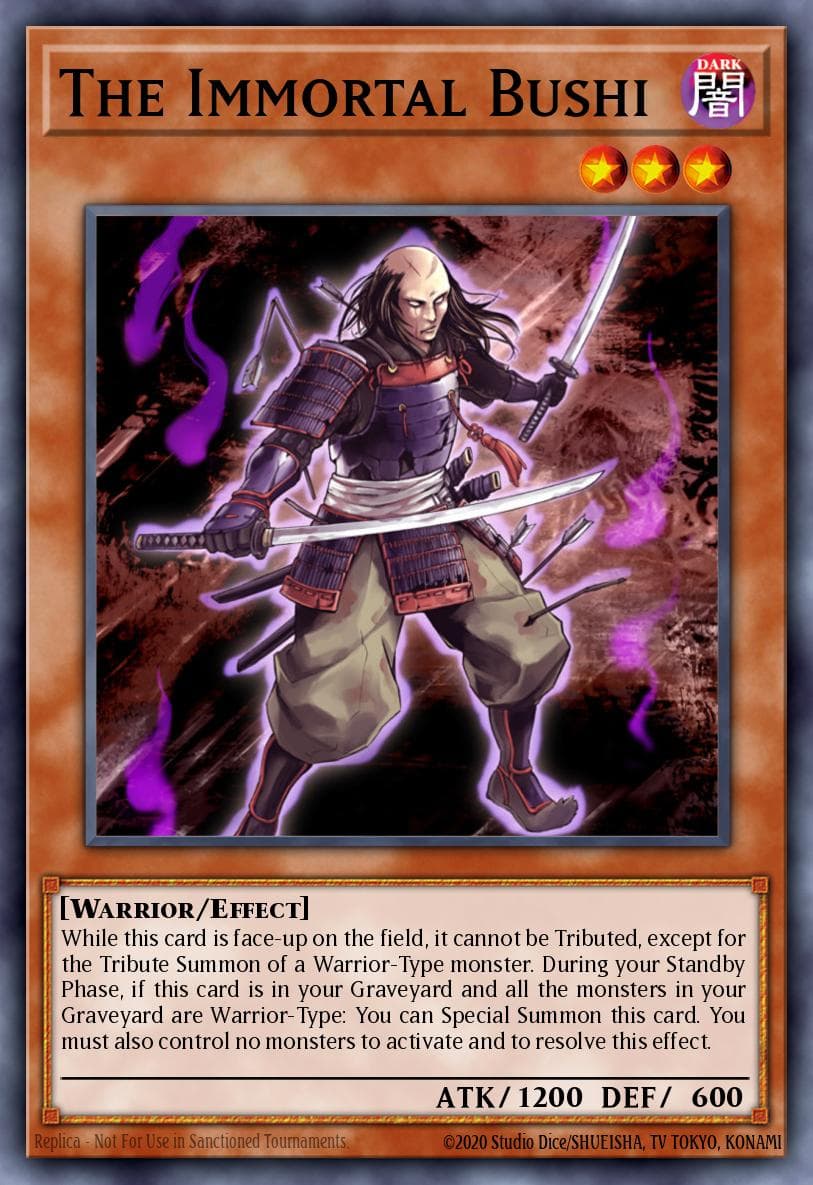 The Immortal Bushi Phantom Darkness: Special Edition card