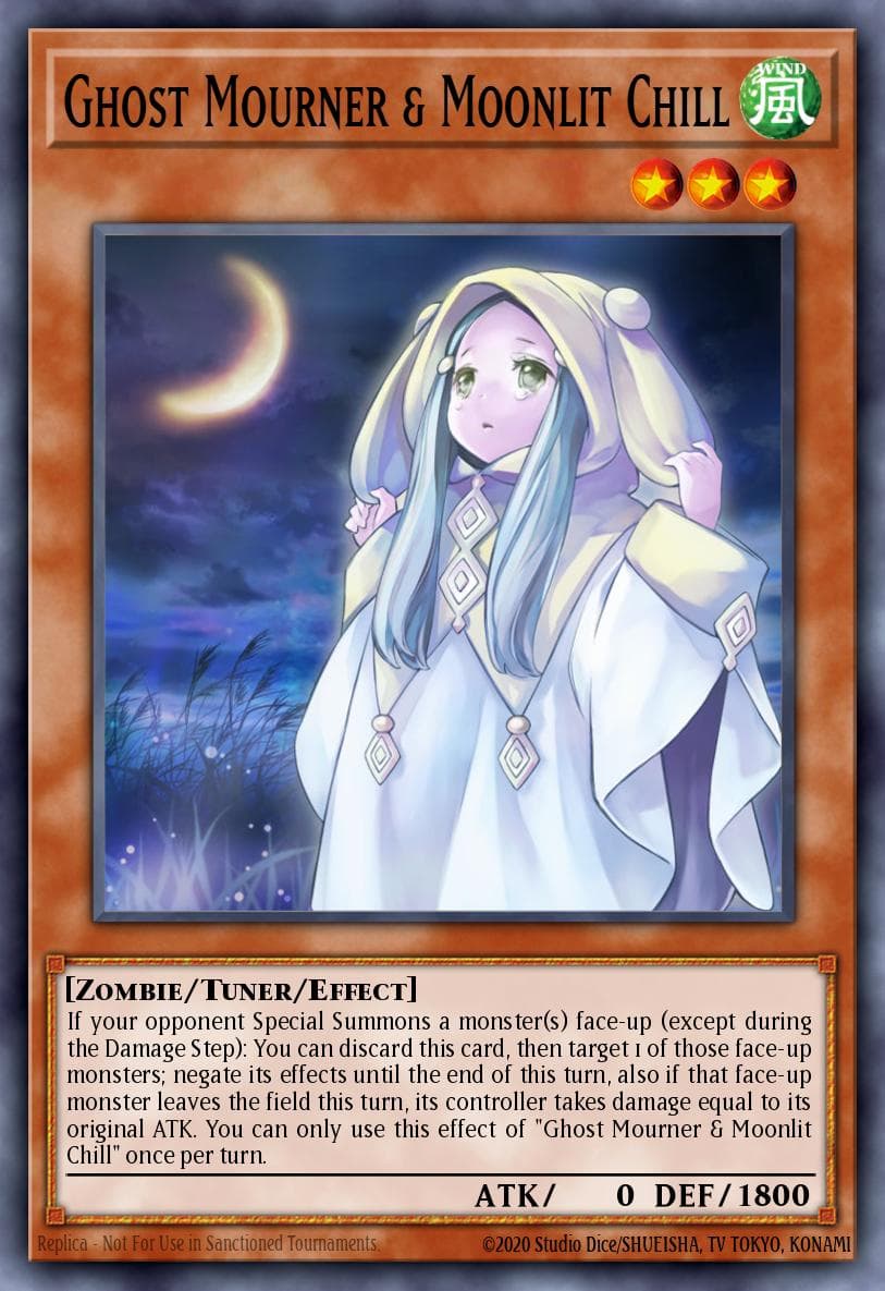Ghost Mourner & Moonlit Chill Legendary 5D's Decks card