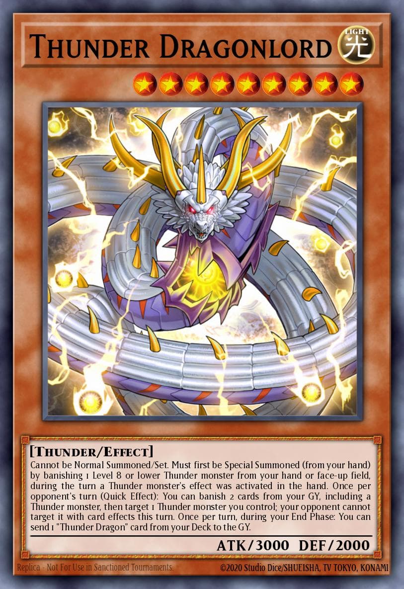 天震雷龙 游戏王 card