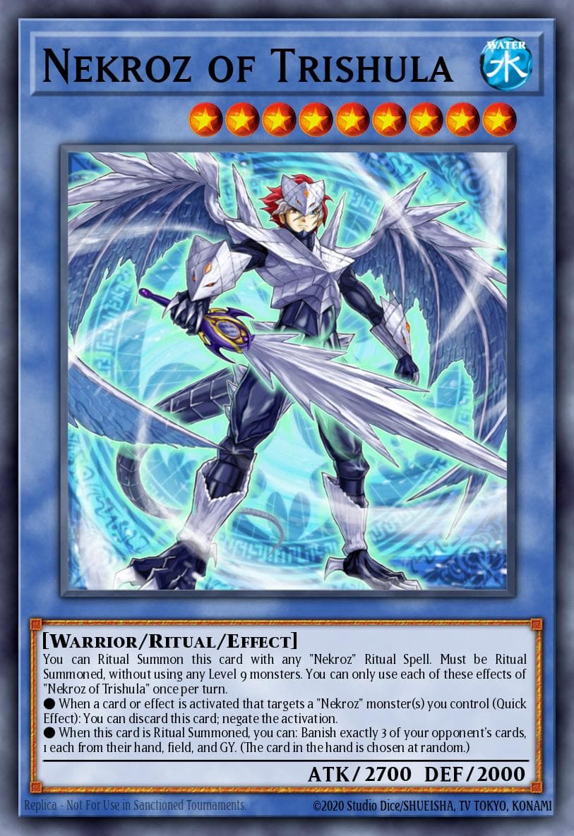 Nekroz of Trishula The Secret Forces card
