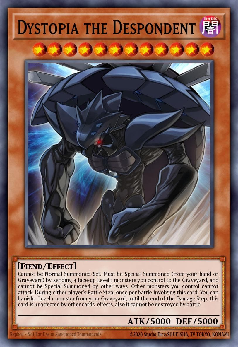 Dystopia the Despondent Weekly Shonen Jump September 2013 membership promotional card card