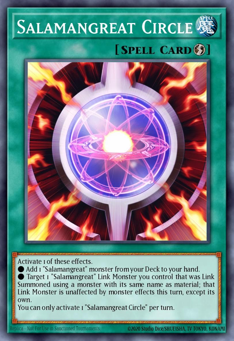 Salamangreat Circle Battles of Legend: Crystal Revenge card