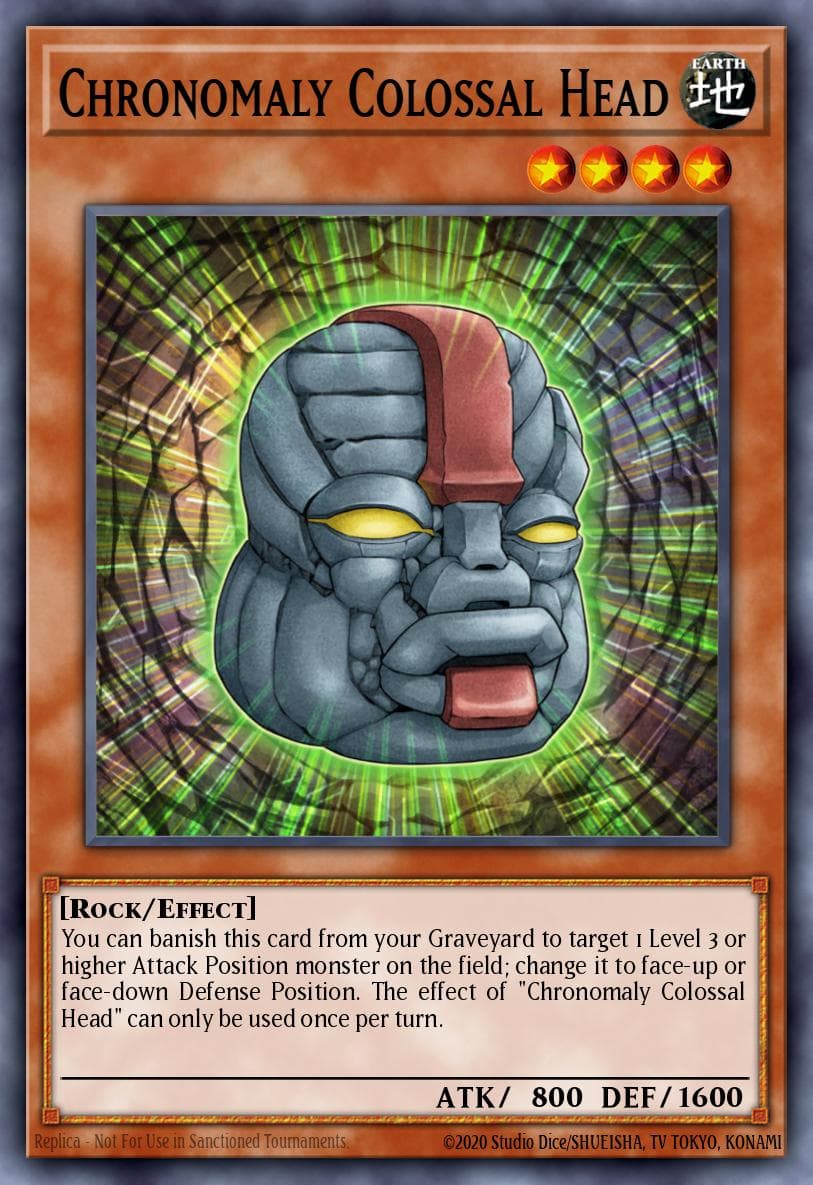 Chronomaly Colossal Head Return of the Duelist: Special Edition card