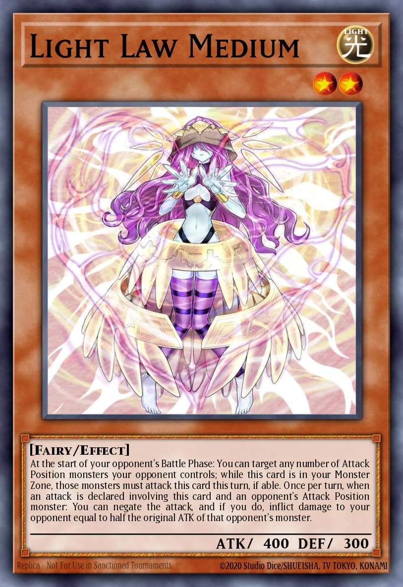 Light Law Medium 遊戲王 card