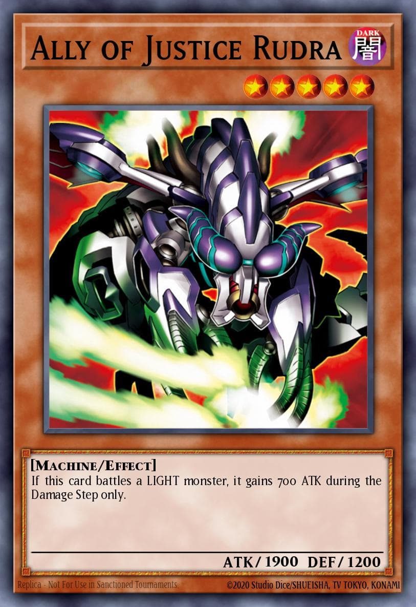 Ally of Justice Rudra Duel Terminal 1 card