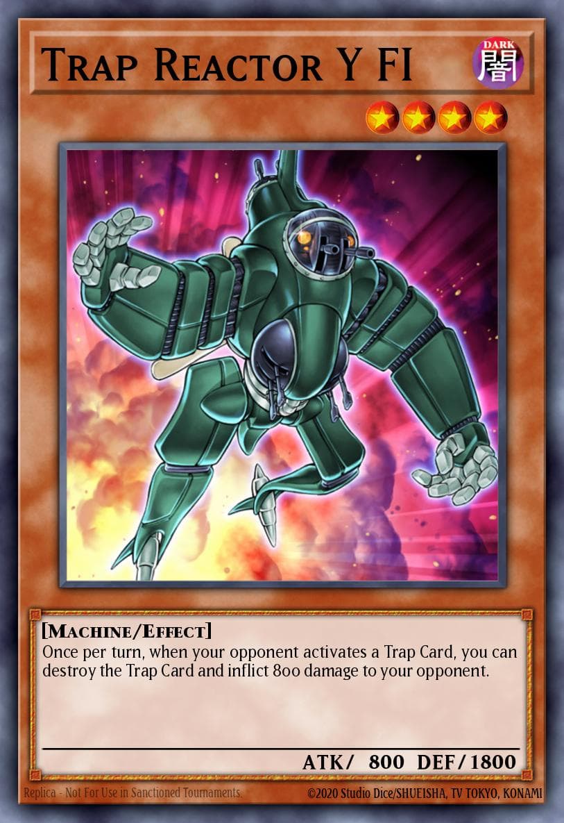 Trap Reactor Y FI Crimson Crisis: Special Edition card