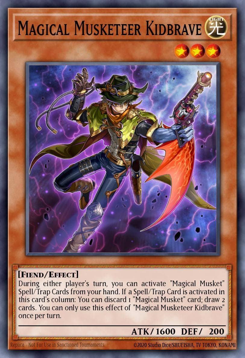 Magical Musketeer Kidbrave Spirit Warriors card