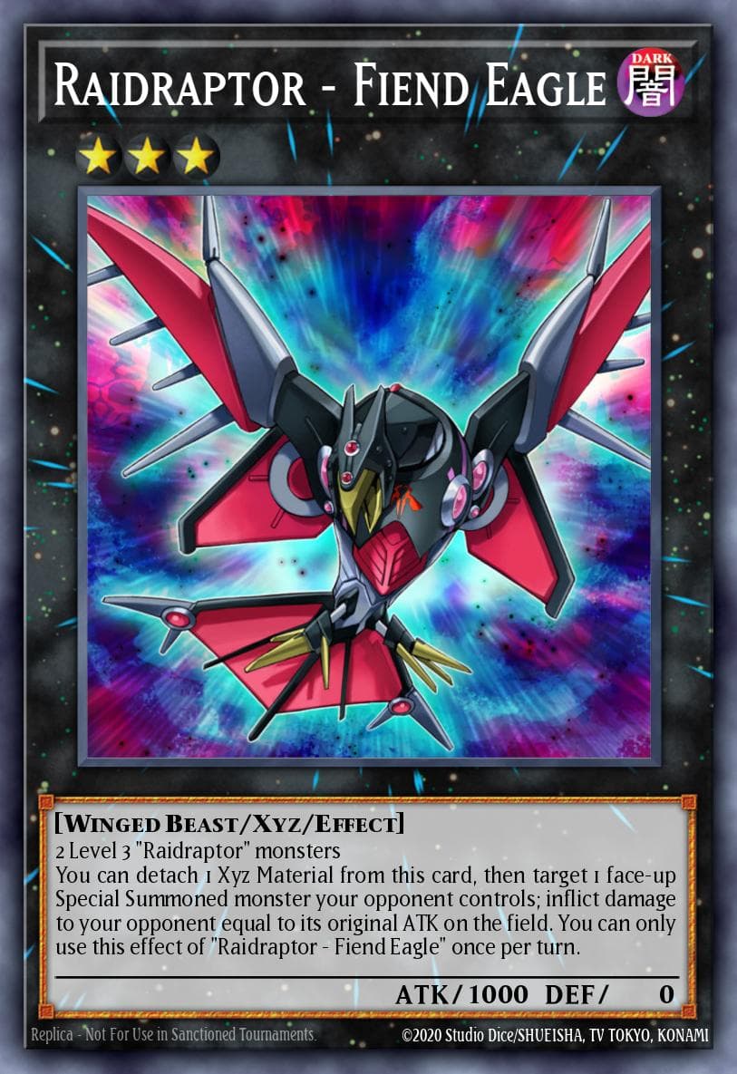 Raidraptor - Fiend Eagle Dimension of Chaos: Special Edition card