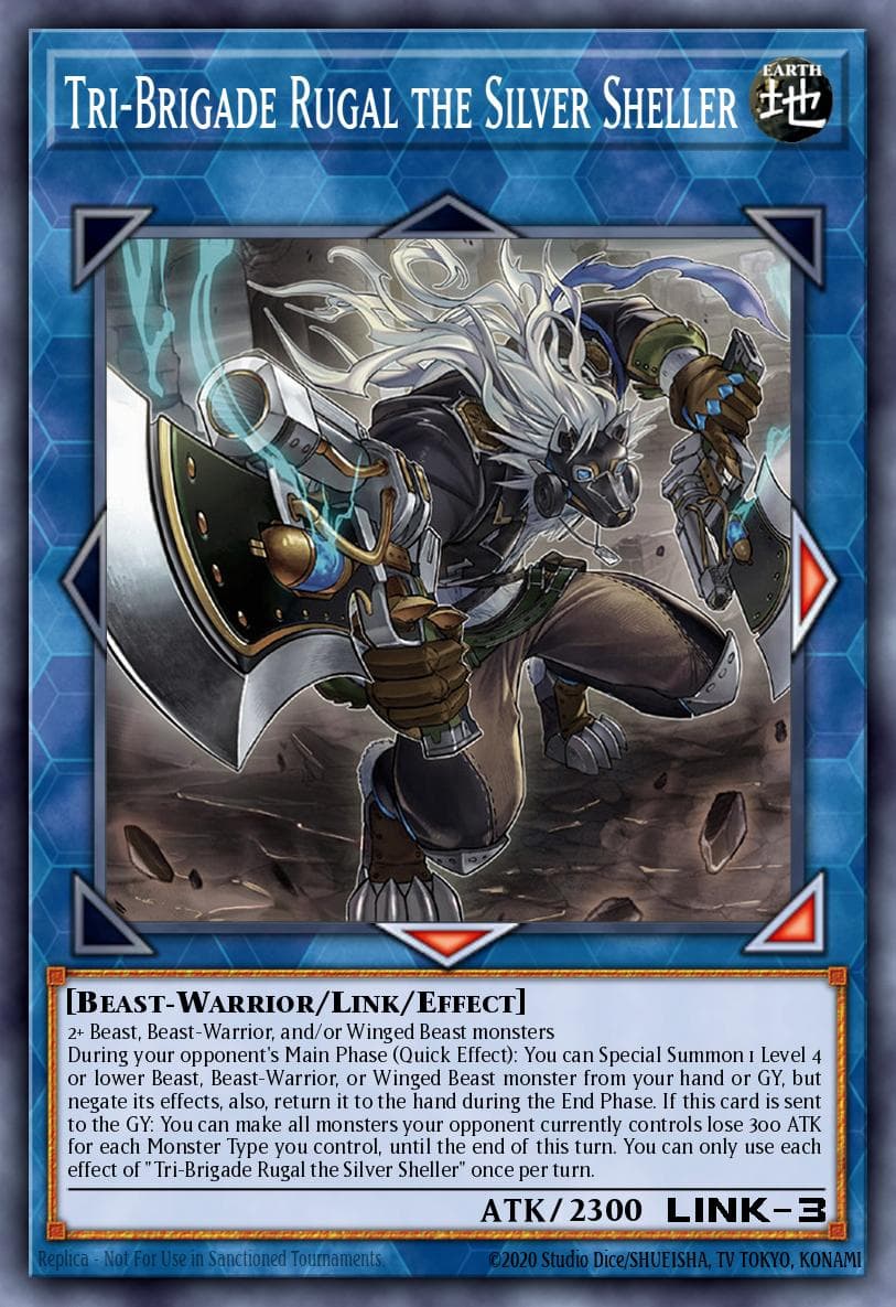 Tri-Brigade Rugal the Silver Sheller Phantom Rage Premiere! promotional card card