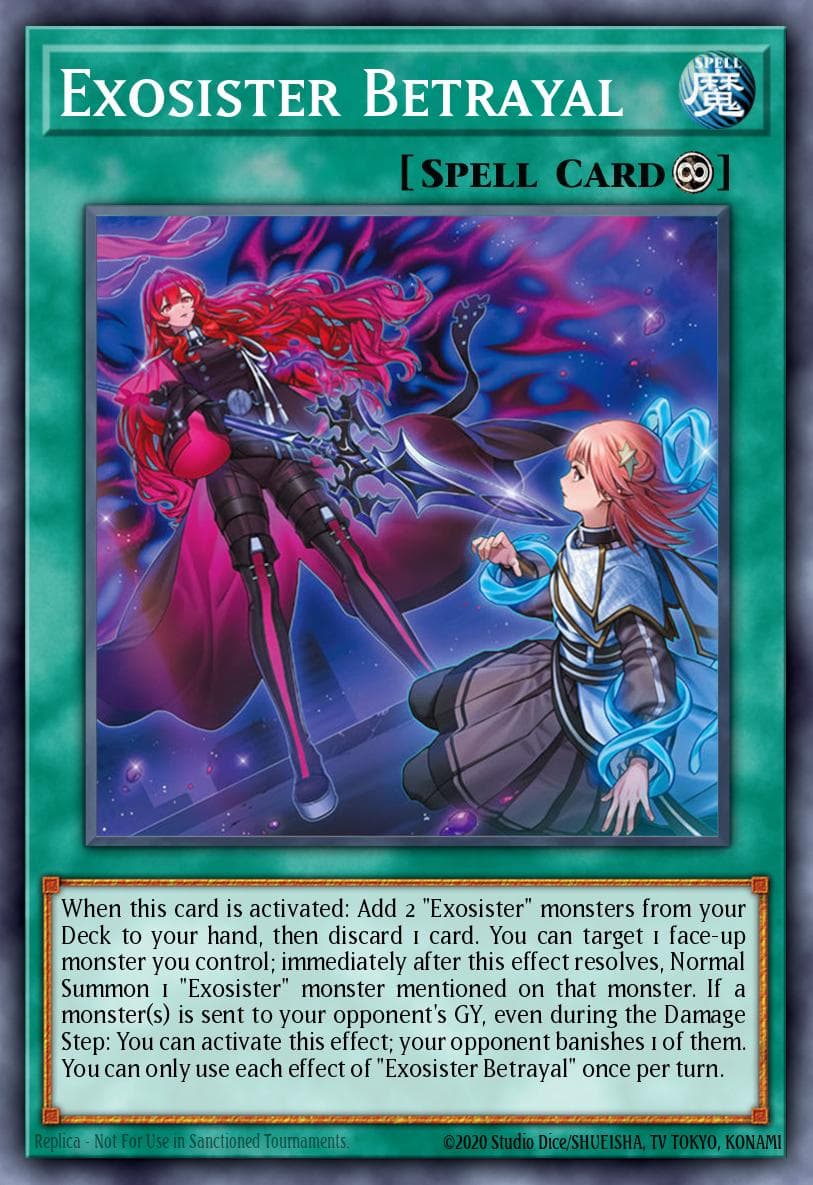 Exosister Betrayal Burst Protocol card