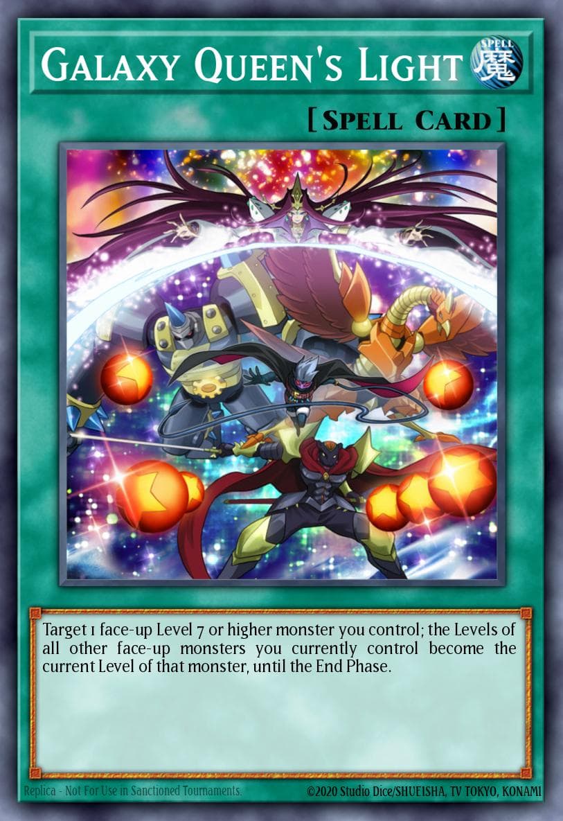 Galaxy Queen's Light Return of the Duelist: Special Edition card