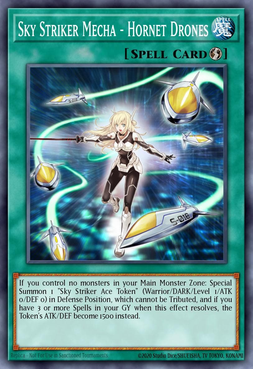 Sky Striker Mecha - Hornet Drones Justice Hunters card