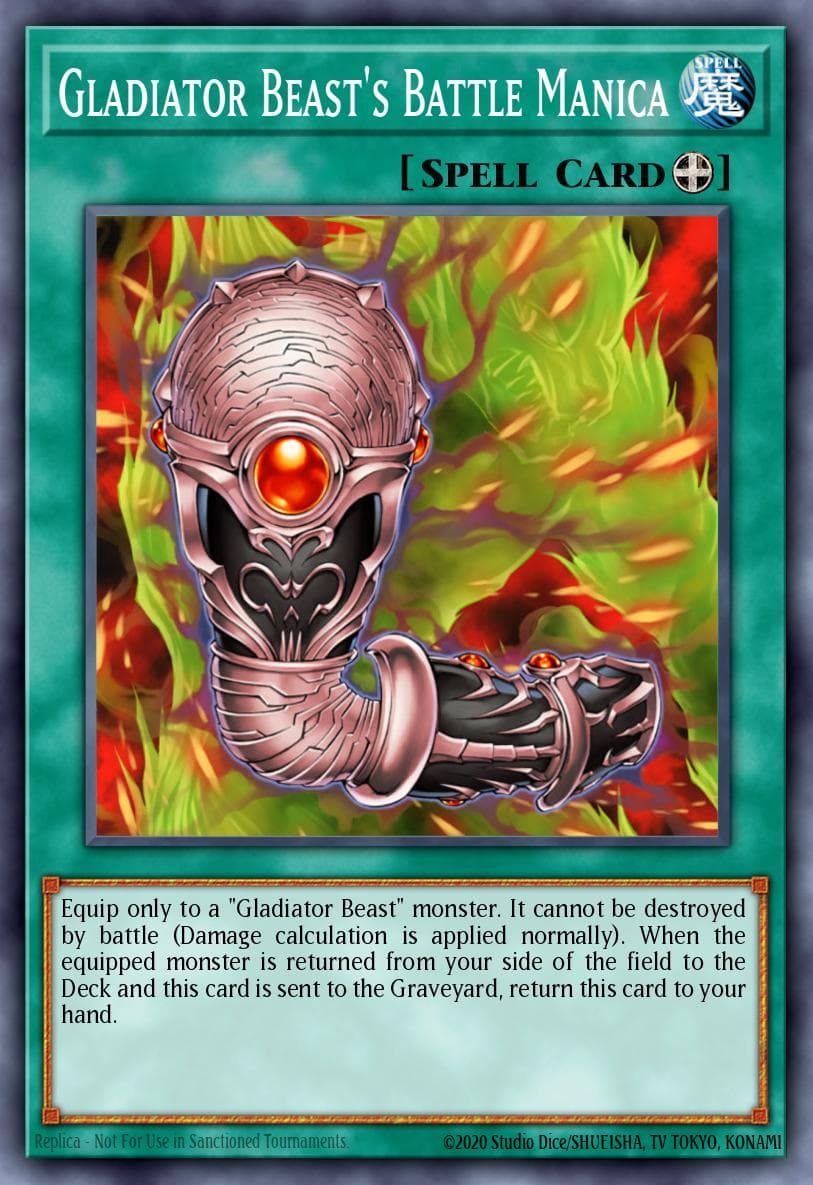 Gladiator Beast's Battle Manica Gladiator's Assault: Special Edition card