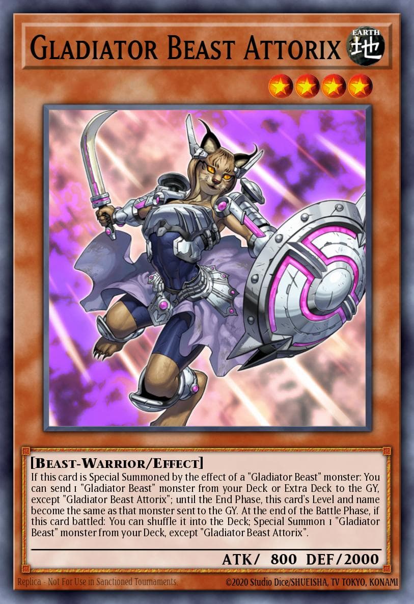 Gladiator Beast Attorix 2020 Tin of Lost Memories Mega Pack card